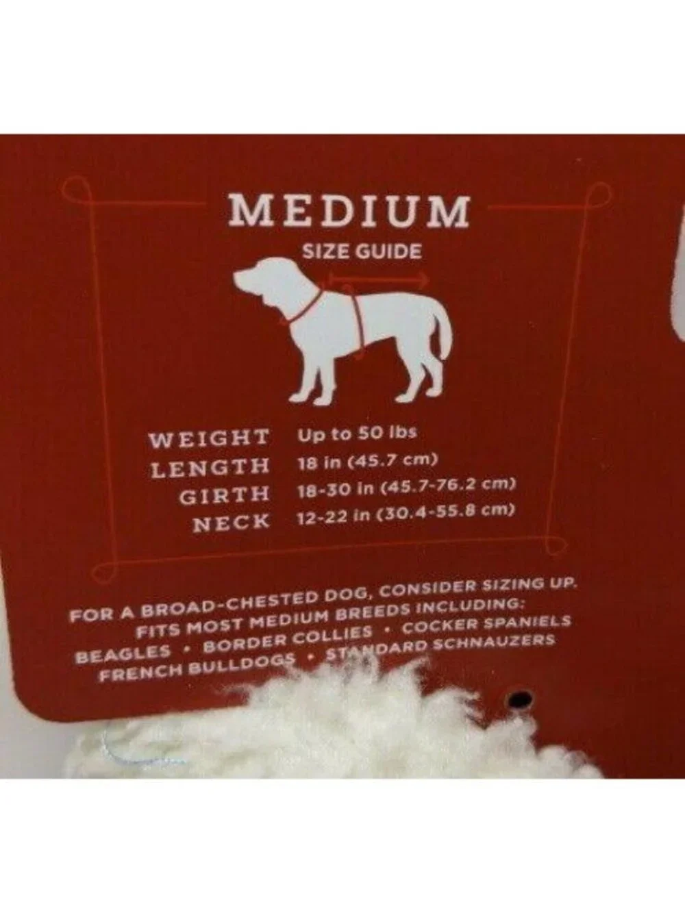 Wondershop Denim I Believe Dog Jacket Snowflake Candy Sherpa Collar Size Medium